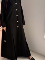 Golden Hearts Abaya - Image 2