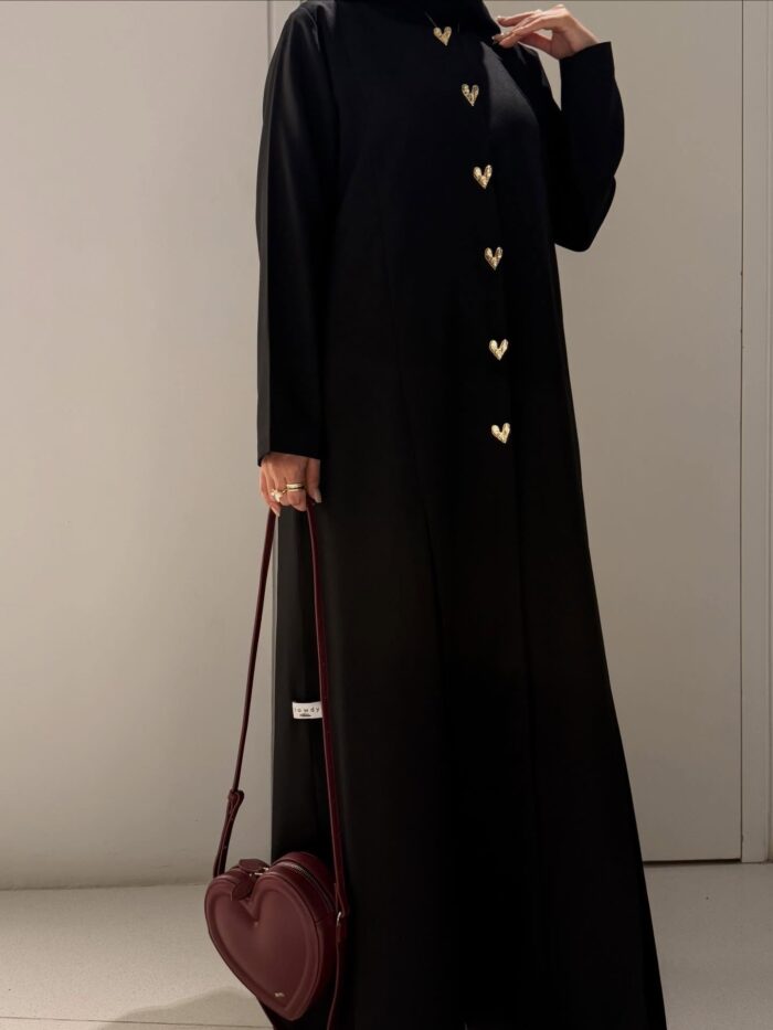 Noir Lace Abaya