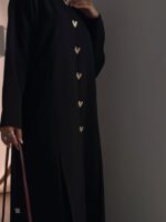 Golden Hearts Abaya - Image 3