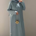 Sage Elegance Abaya - Image 2